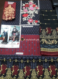 Sifona Linen 3piece with Wool Shawl AFC-10