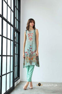 So kamal Embroidered Lawn Collection 2019 3Pc Suit DPW-744