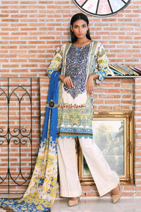 So Kamal Linen 3Piece DPL-68A-Blue