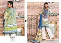 So Kamal Linen 3Piece DPL-68A-Blue