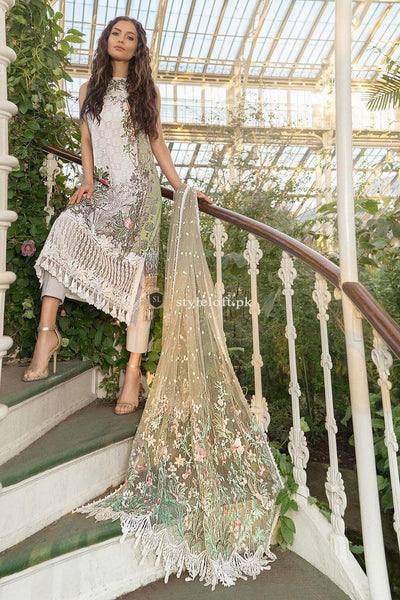 STYLE LOFT.PK Sobia Nazir Embroidered Lawn Collection 2019 3Piece Design 1-A