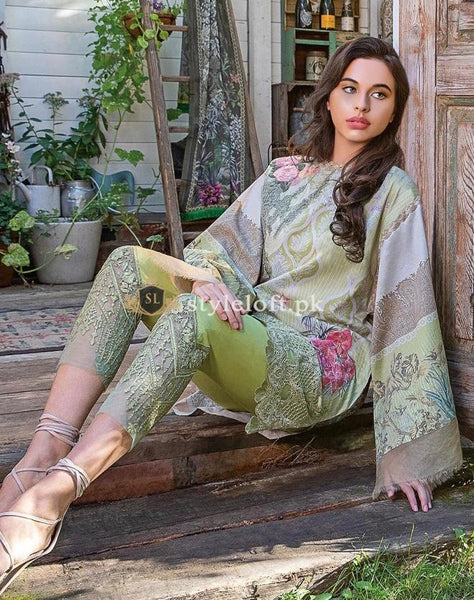 Sobia Nazir Lawn Collection 2019 3Pc Embroidered SN-1A