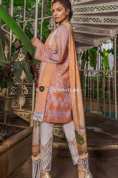 STYLE LOFT.PK Sobia Nazir Lawn Collection 2019 with Silk Duppata 3Piece Suit SN-14B