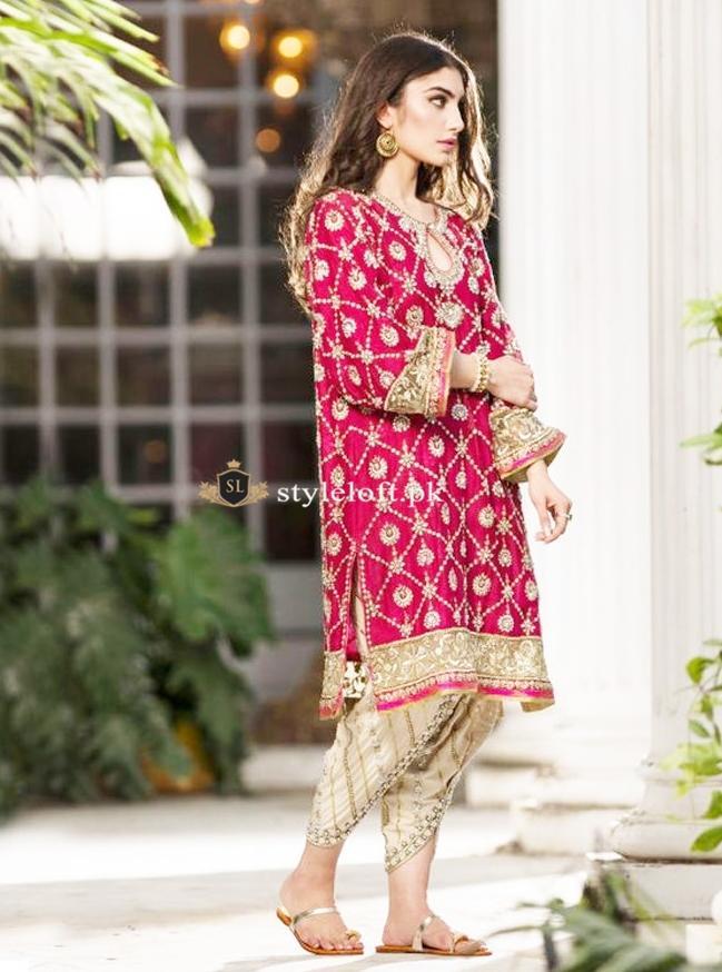 Stylish Trendy Linen 2Piece Pink Dress - Main Image