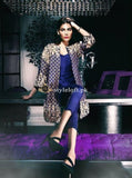 Suffuse by Sana Yasir Linen 2Piece SS-18Blue