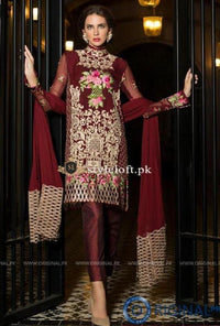 Tabassum Mughal Linen 3Piece TM-09
