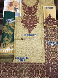 Tena Durrani Embroidered Lawn Unstitched 3 Piece Suit TD18W 8A