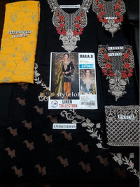 Tena Durrani Linen 2Piece Midnight-Bloom