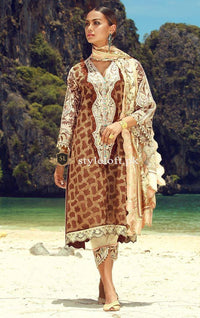 Tena Durrani Winter 3Piece Sepia-06