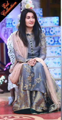 Voilet Vibrance Maysoori Unstitched 3Piece Suit