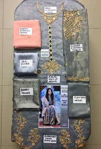 Voilet Vibrance Maysoori Unstitched 3Piece Suit