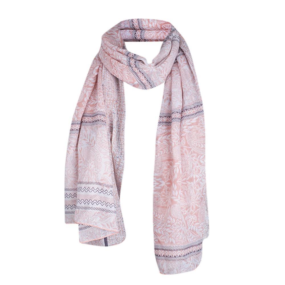 Women Leaves Printing Shawl Scarf PKR – STYLE LOFT