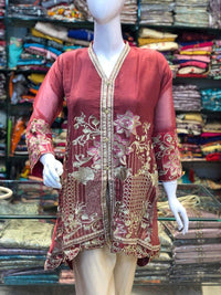 STYLE LOFT.PK Women's Embroidered Missouri Kurti Spring/ Summer Collection by StyleLoft Small