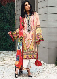 STYLE LOFT.PK Zaha by Khadijah Shah Embroidered Lawn Collection 2019 Unstitched 3 Piece Suit-18B