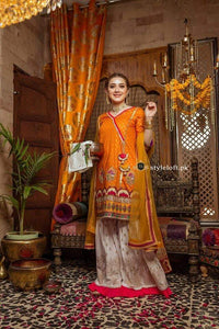 STYLE LOFT.PK Zahra Ahmad Festive Lawn Collection 3Piece Suit Husn-e-Narangi