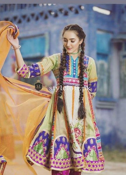 Zahra Ahmed Embroidered Lawn Collection Unstitched 3Pc Suit