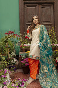 STYLE LOFT.PK Zahra Ahmed Embroidered Lawn Unstitched 3 Piece Suit - Eid Collection Vol.2 2019