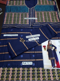 STYLE LOFT.PK Zahra Ahmed Lawn Collection 2Piece Unstitched Suit ZA1901