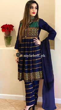 STYLE LOFT.PK Zahra Ahmed Lawn Collection 2Piece Unstitched Suit ZA1901