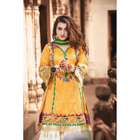 Zahra Ahmed Linen 3Piece Dress-2018