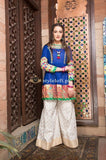 Zahra Ahmed Linen Embroidered 2Piece-Blue