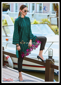 STYLE LOFT.PK Zainab Chottani Embroidered Linen Collection 2 Piece Suit