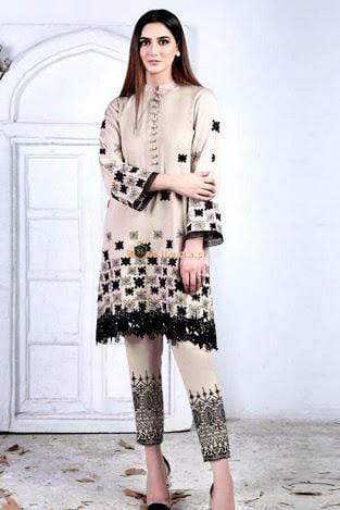 STYLE LOFT.PK Zainab Chottani Linen Embroidered Unstitched 2 Piece Suit