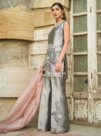 Zainab Chottani Silk Hue Collection 2019 Unstitched 3 Piece Suit- Thai Silk