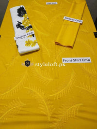 Styleloft.pk Adan Embroidered Linen 2Piece Suit (Shirt & Trouser) 2 PIECE