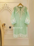 Styleloft.pk Agha Noor Embroidered Linen Unstitched 3 Piece Suit 3 PIECE