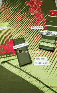 Styleloft.pk Alkaram Spring/Summer Lawn 3Piece Suit 3 PIECE