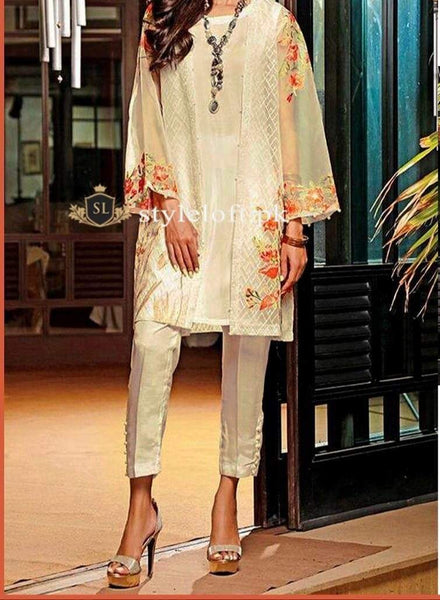 Anaya Lawn Collection 2020-2Piece Unstitched Suit
