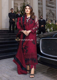 Styleloft.pk Azure Chiffon Collection 3Piece Unstitched Suit 3 PIECE