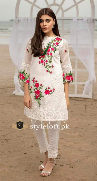 Styleloft.pk Azure Spring/Summer Lawn 2Piece Suit(Shirt & Trouser) 2 PIECE