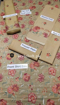 Styleloft.pk Bareeze Embroidered Eid Collection 3 PIECE