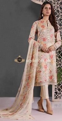 Styleloft.pk Bareeze Embroidered Eid Collection 3 PIECE