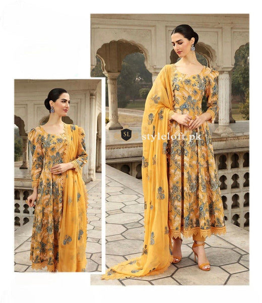 Styleloft.pk Bareeze Embroidered Lawn 3Pc Suit With Embroidered Dupatta 3 PIECE
