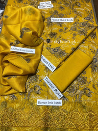 Styleloft.pk Bareeze Embroidered Lawn 3Pc Suit With Embroidered Dupatta 3 PIECE