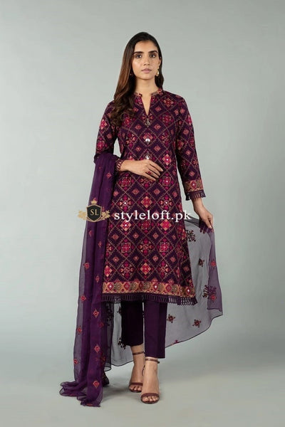 Styleloft.pk Bareeze Embroidered Lawn Collection 3 PIECE