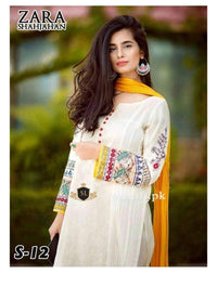 Styleloft.pk Bareeze Embroidered Linen 2Piece Suit (Shirt & Trouser) 2 PIECE