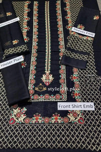 Styleloft.pk Bareeze Embroidered Linen Unstitched 3 Piece Suit 3 PIECE