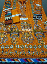 Styleloft.pk Baroque Unstitched Winter Collection 2020 3 PIECE