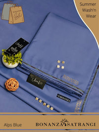 Styleloft.pk Bonanza Satrangi Wash n Wear Unstitched Suit for Men's 2 PIECE