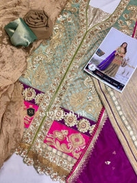 Styleloft.pk Celebrity Spotted Aiza Khan Party Wear Collection 3 piece