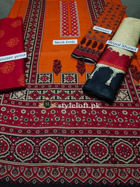 Styleloft.pk CH-012 Unstitched Winter Collection 3 PIECE