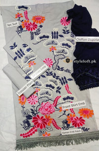 Styleloft.pk Charizma Embroidered Lawn Collection 3 PIECE