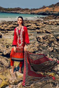 Styleloft.pk Charizma Embroidered Linen Unstitched 3 Piece Suit 3 PIECE