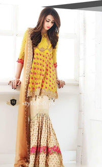 Styleloft.pk Charizma Embroidered Linen Unstitched 3 Piece Suit 3 PIECE