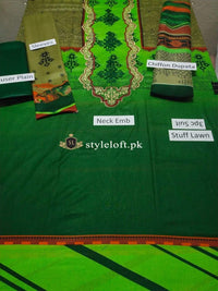Styleloft.pk Charizma Spring/ Summer Lawn 3Piece Suit THREE PIECE