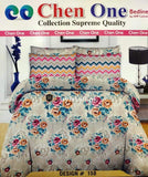 Chen one Supreme King Size Bedsheet D-158